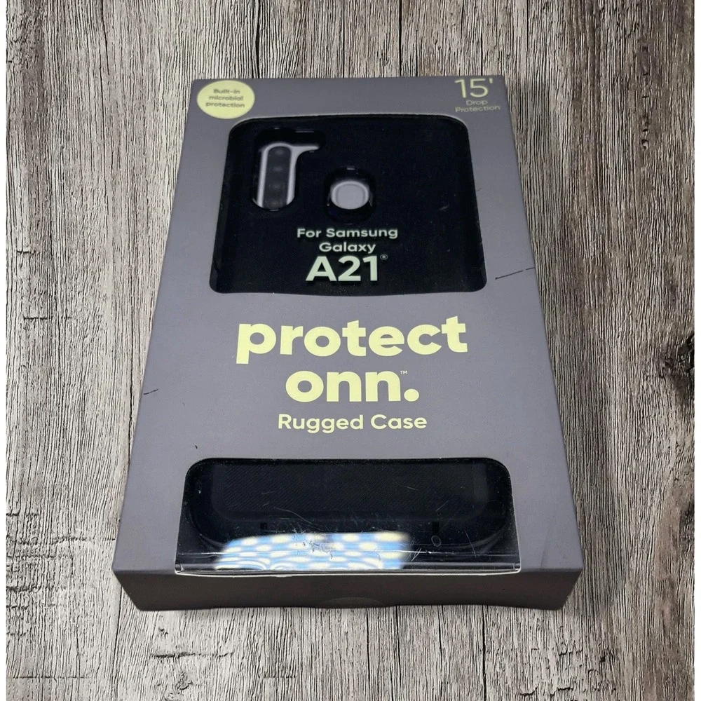 SAMSUNG GALAXY A21 - PROTECT ONN - RUGGED 15' DROP PROTECTION